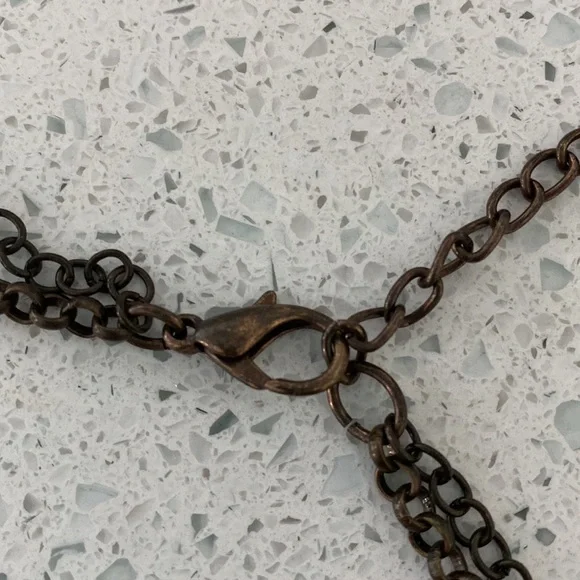 Coldwater Creek Amber Bead Tassel Necklace - Picture 8 of 8